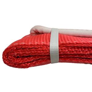 1-12トンカラーコードリフティングスリングスリングベルトフラットポリエステルダブルPlyリフトウェビングスリング建設用ホイスト - Product Image 3