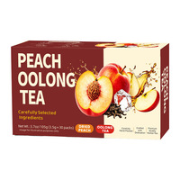 Rasa Teh Oolong Persik Campuran Alami Teh Herbal Sehat Kemasan Khusus untuk Minuman Harian Seduh Panas