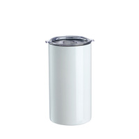 Seaygift 12oz 30 onces droit blanc blanc blanc Sublimation 6oz gobelet 20oz Double paroi isolé tasse à café en acier inoxydable