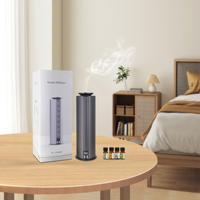 Diffuseur d'huiles essentielles, capacité de 100 ml, humidificateur, purificateur d'air, rechargeable, alimenté par batterie, contrôlé par application, portable, 1 an