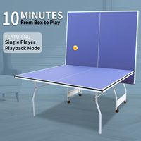IUNNDS Vente Chaude Ensemble de Tennis de Table de Bonne Qualité Écologique Pliable Portable Extérieur Intérieur