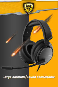 NUBWO N16 3.5mm <b>Gaming</b> Headset Wired with <b>Microphone</b> Lossless Audio Over Ear USB Headphones for PS5 PS4 Switch PC Mac - Product Image 4