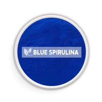 Poudre de phycocyanine de colorant alimentaire bleu naturel personnalisé pour smoothies et boissons superaliments poudre de spiruline bleue en gros