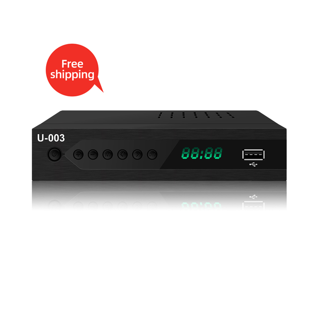 JUNUO ATSC Free OEM/ODM UHD 1080P DVB-T2 ALI3812 Receiver TV Box FTA System Support Usb Media ATSC Converter Set Top Box