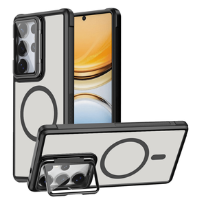 เคส S26ใสสำหรับ <span class=keywords><strong>Samsung</strong></span> Galaxy, เคสแม่เหล็กโปร่งแสงพร้อมขาตั้งกล้อง S26 S25ขอบ <span class=keywords><strong>FE</strong></span> - Product Image 1