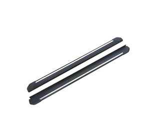 Marchepieds latéraux sportifs en aluminium pour ID.6 X Crozz 7 places EV SUV 2021- Sans perçage Ensemble complet - Product Image 1