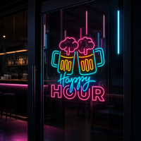 Enseigne néon LED personnalisée sur mesure pour chambre à coucher, idéale pour mariage (Mr et Mme), bar à bière, ou joyeux anniversaire (Oh Baby)