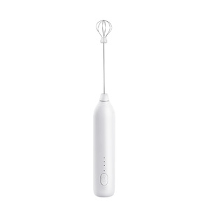 <span class=keywords><strong>Mousseur</strong></span> <span class=keywords><strong>à</strong></span> <span class=keywords><strong>lait</strong></span> électrique sans fil 3W, tête en acier inoxydable pour fouetter la crème et battre les œufs, logo OEM ODM - Product Image 1