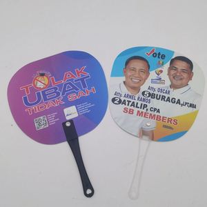 Abanicos de Mano de Plástico Personalizados con Logotipo Impreso, Abanicos de Plástico PP para Publicidad, Regalo Promocional para Invitados - Product Image 2