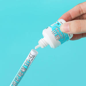 Guangna 801 Permanente witte plastic stift met fijne punt, niet-verblekende, navulbare inkt, enkele punt tekenpen - Product Image 4