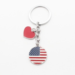 Portachiavi Smaltato con Bandiera Union Jack Americana, Souvenir Patriottico <span class=keywords><strong>per</strong></span> Chiavi <span class=keywords><strong>Auto</strong></span>, Zaini, Borse e Feste - Product Image 6