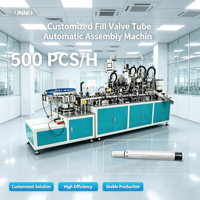 Machine d'assemblage automatique de tubes de remplissage XUNNUO avec moteur Delta PLC, certifiée CE, capacité de 500 pièces par heure