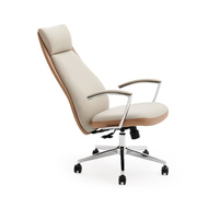 Mobilier de bureau confortable directeur réglable chaises de luxe exécutif pivotant patron chaise ergonomique en cuir