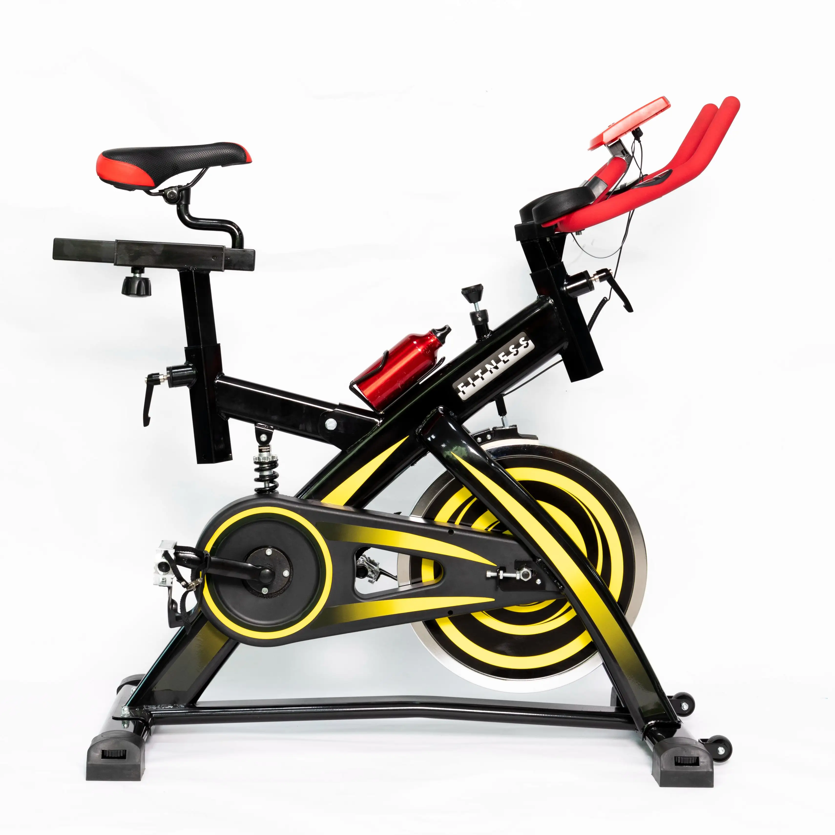 Galecon Precor 체육관 스크린 휴대용 피트니스 다리 운동 발 페달 연습기 사이클 운동 자전거