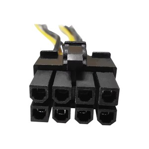 Adaptateur double Molex vers PCIe 8 broches, câble convertisseur GPU haute puissance pour cartes graphiques de bureau - Product Image 2