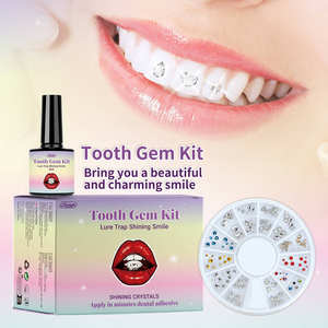 Hot Sale Dental <strong>Teeth</strong> <strong>Gem</strong> Decoration <strong>Tooth</strong> <strong>Gem</strong> <strong>Kit</strong> With Glue Solid Swarovski Crystal <strong>Tooth</strong> <strong>Gems</strong> - Product Image 3