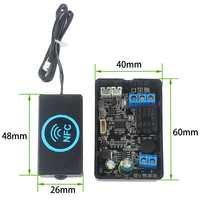 Module de contrôle relais NFC par empreinte digitale pour téléphone portable CHY DX-130D, contrôleur d'accès par carte IC à induction DC10V-120V, interrupteur pour locomotive