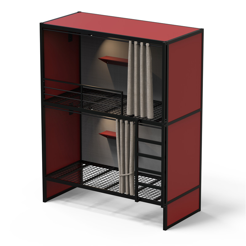 Сверхмощная железная детская семейная двухъярусная кровать большого размера