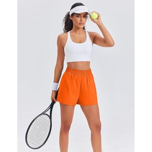 FOXA Short de course 2 en 1 pour femme, short de sport à taille haute, séchage rapide, avec 4 poches pour l'entraînement - Product Image 6