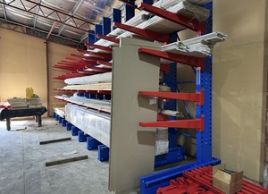 Estantería Cantilever de Acero de Una Sola Cara Nuoteng, Unidad de Almacenamiento Galvanizada con Recubrimiento Electrostático en Polvo, Instalación Enchufable - Product Image 2