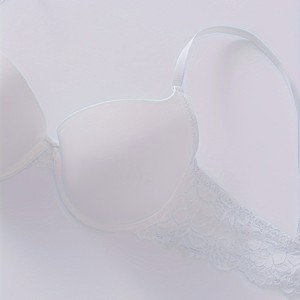 Tume Pure Desire Sous-Vêtements pour Amazon Vente Chaude Fleur Dentelle <span class=keywords><strong>Soutien</strong></span>-<span class=keywords><strong>Gorge</strong></span> avec Bandoulière Réglable Anneau En Acier Mince Coupe Sans Fil - Product Image 4