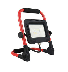 Lámpara de Trabajo LED Portátil de 30W, IP65 Impermeable, AC 220-240V, Alta Calidad, Soporte de Piso Ajustable Multiángulo, Uso en Taller, Haz de Luz de <span class=keywords><strong>120</strong></span>° - Product Image 1