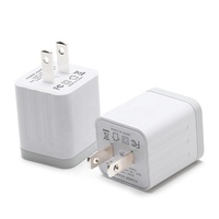 Chargeur double USB HNT 10W pour iPhone SE/6/7/8/X 5V 2A 2.1A Prise US Adaptateur secteur USB Chargeur mural pour téléphone portable