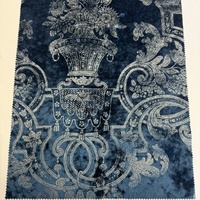 2025 nouveau Design baroque canapé tissu Holland velours avec feuille classique haut de gamme élégance tapisserie d'ameublement canapé velours tissu