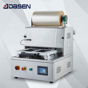 Machine de scellage de barquettes électrique DASEN DQ450TE pour barquettes alimentaires et de légumes sous atmosphère modifiée (MAP) - Direct Usine - Product Image 1