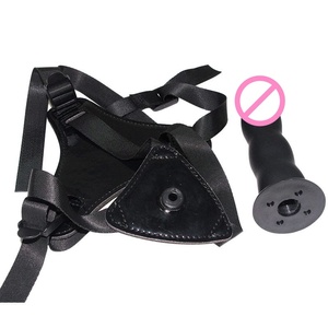 Dildo Lésbico Portátil, Pantalones de Cuero para Coqueteo, Masturbador Femenino, Emulación de Silicona, Artículos Sexuales para Adultos, Juguetes Alternativos - Product Image 4