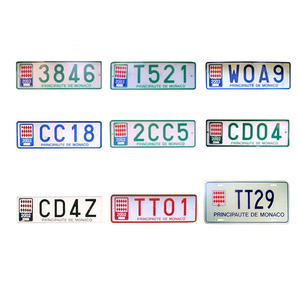 Kentekenplaten van <span class=keywords><strong>Monaco</strong></span>, op maat gegraveerd, blanco, sublimatie, auto, aluminium - Product Image 4