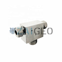 Pièces détachées pour jet d'eau H2O JET 301015-1 20458272 T200-1173 Collecteur de purge en T Pièces détachées pour machine de découpe à jet d'eau Remplacement