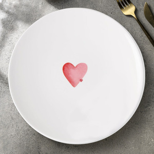 Juego de platos y platos de postre para desayuno, respetuoso con el medio ambiente, vajilla de lujo personalizable, plato redondo de melamina para desayuno - Product Image 4