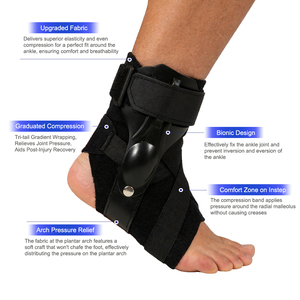 Estabilizador de <span class=keywords><strong>Tobillo</strong></span> |   Soporte de <span class=keywords><strong>Tobillo</strong></span> Ajustable <span class=keywords><strong>para</strong></span> Tobillos Hinchados y <span class=keywords><strong>para</strong></span> Todos los Tamaños de Pie, Protector de <span class=keywords><strong>Tobillo</strong></span> Eficaz - Product Image 3
