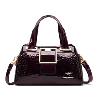 Grand Sac Fourre-Tout Grande Capacité Luxe Sacs à Main Femme de Marque Motif Crocodile Sac à Bandoulière Dames