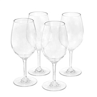 Vente en gros de verres à vin rouge en plastique Vintage, verre incassable, coupe à pied, verres à Champagne pour mariage