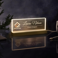 La plaque signalétique en acrylique haut de gamme est durable et convient aux bars et hôtels de banquets