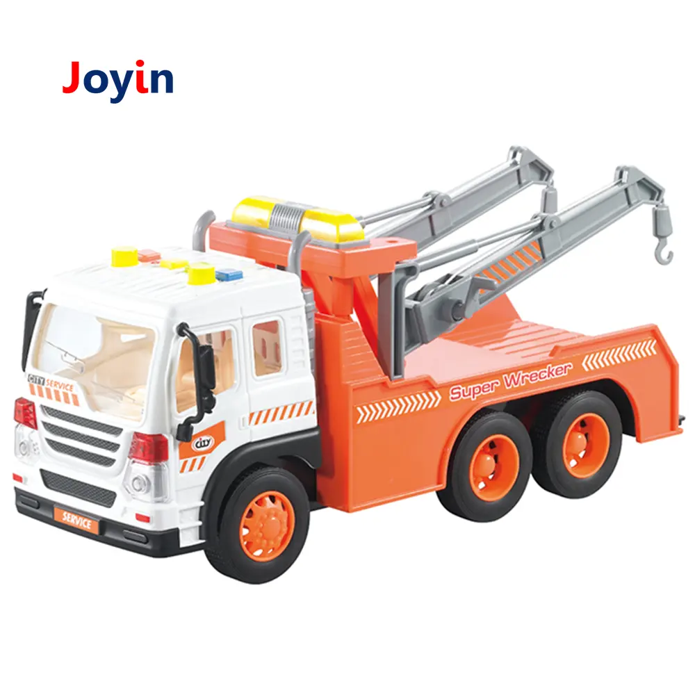 Construction Model Craft Miniature Friction Powered Play Vehicles with Sound and Light, Pull Back Car Cars Friction Powered Play