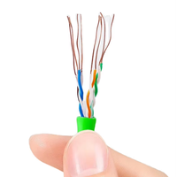Kabel Cat6 UTP Kecepatan Tinggi untuk Rumah dan Kantor, Harga Bersaing, OEM ODM, Pemasangan Mudah, Kabel Ethernet LAN Cat8