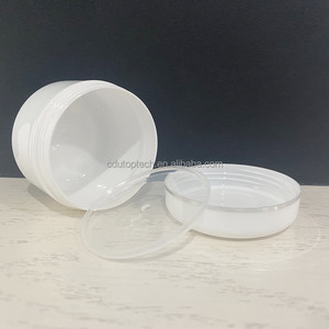 Navulbare Make-Up Cosmetische Container 10Ml 20Ml 30Ml 50Ml 100Ml 150Ml 200Ml 250Ml Witte Plastic Cosmetische Pot Voor Body Face <span class=keywords><strong>Cream</strong></span> - Product Image 5