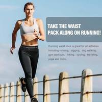 Sac banane tactique de sport imperméable avec logo personnalisé pour course à pied, fitness, support de téléphone, pour hommes et femmes, idéal pour le jogging, la randonnée et les voyages