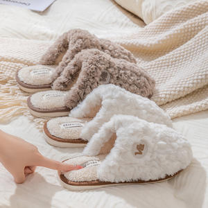 Wholesale New Products PVC <b>Sole</b> Couple's Cotton <b>slippers</b> Plush Lining Thermal Cotton <b>slippers</b> With Brand New High Quality - Product Image 3