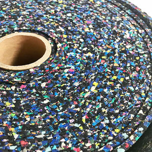 Soundproof Acoustic Rubber Flooring Roll Floor Vibration Damping and Sound Insulation <b>Mat</b> for Badminton Court - Product Image 2