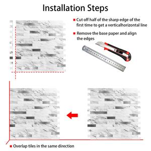 <span class=keywords><strong>Piastrelle</strong></span> da Parete Effetto Pietra Posa e Incolla <span class=keywords><strong>per</strong></span> Paraschizzi Cucina all'Ingrosso - Product Image 3