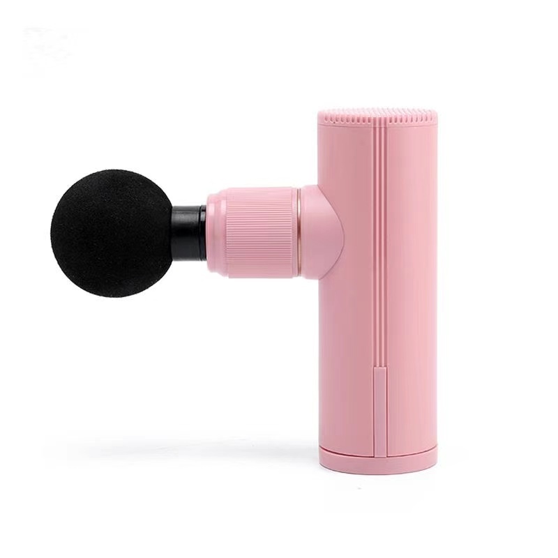 Mini massage gun deep tissue muscle charging massage gun portable handheld fastening massager gun