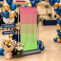 Fond de scène personnalisé en polyester sur le thème de l'arc-en-ciel gay Aroflux, pour la mise en scène de cérémonies, les séances photo en studio et les fêtes à thème