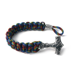 Rétro vyking bracciale vyking fatto <span class=keywords><strong>a</strong></span> <span class=keywords><strong>mano</strong></span> alla moda braccialetto in metallo grillo <span class=keywords><strong>gioielli</strong></span> da uomo - Product Image 3