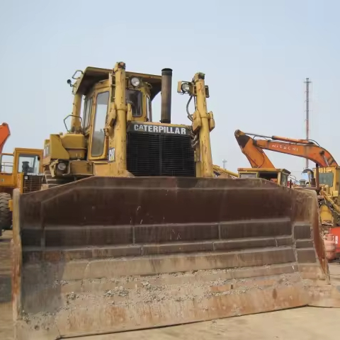 Эффективная подержанная строительная техника, подержанная техника CAT D9N, бульдозер, гусеничная техника, использованный бульдозер CAT D9R