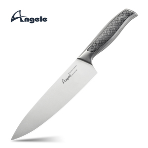 Nice <strong>Grip</strong> 8 Inch Chef <strong>Knife</strong> German Stainless Steel 1.4116 High-Polish Finish Ambidextrous Eco-Friendly Professional Kitchen - Product Image 1
