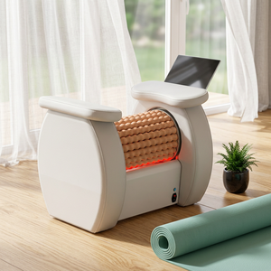 Professional 22 Rollers <b>Body</b> Contouring <b>Massage</b> <b>Machine</b> Silent Shock‑absorbing Structure For Lymphatic Circulation Muscle Relax - Product Image 1